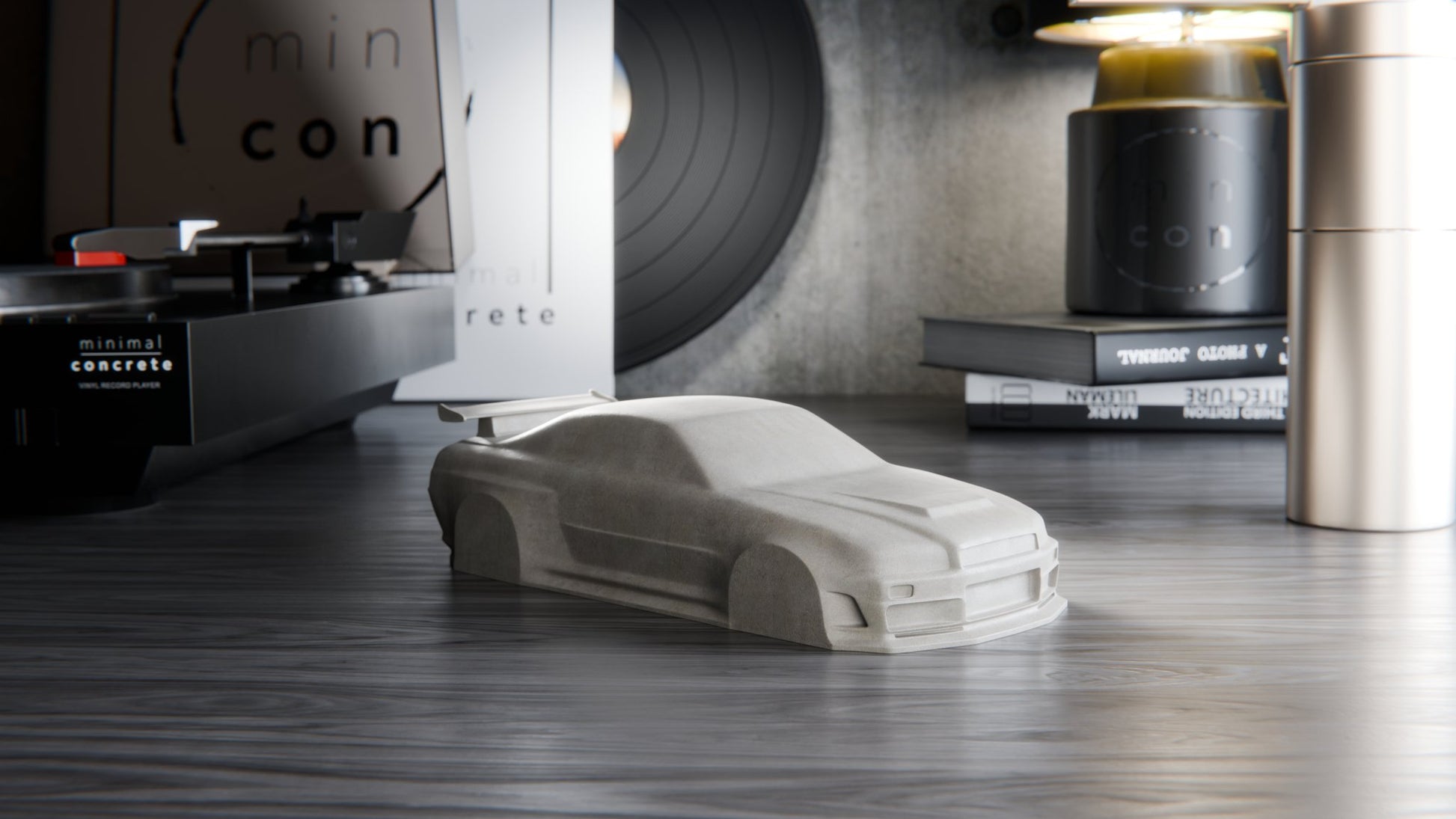 PREORDER - Inspired by NISSAN SKYLINE R34 GT - R - minimal concrete